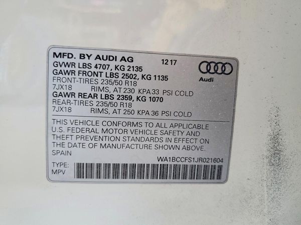 2018 AUDI Q3 Premium, Sport Premium