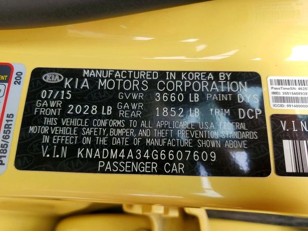 2016 KIA RIO LX A/T