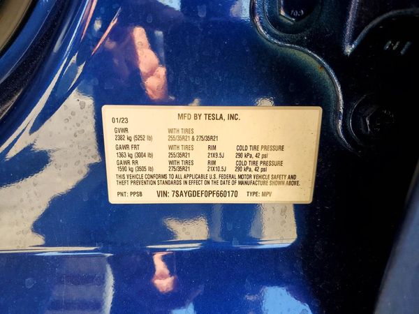 2023 TESLA MODEL Y