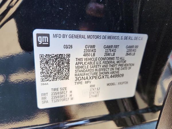 2026 CHEVROLET EQUINOX 2LT