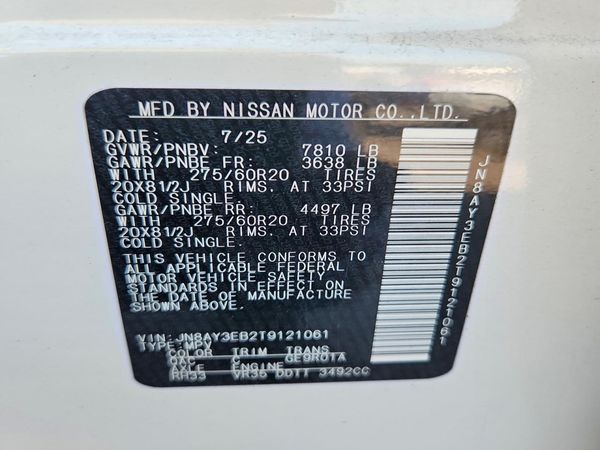 2026 NISSAN ARMADA