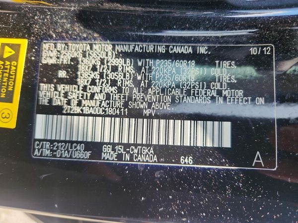 2013 LEXUS RX 350