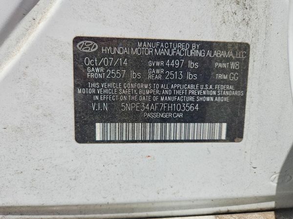 2015 HYUNDAI SONATA