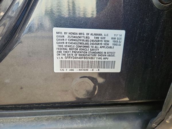 2015 ACURA MDX SH-AWD Tech