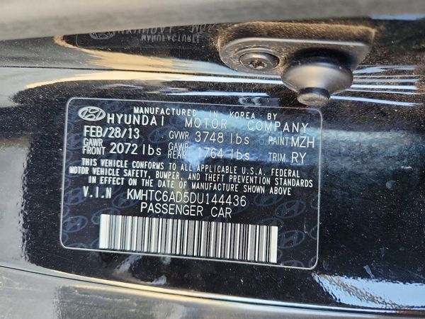 2013 HYUNDAI VELOSTER