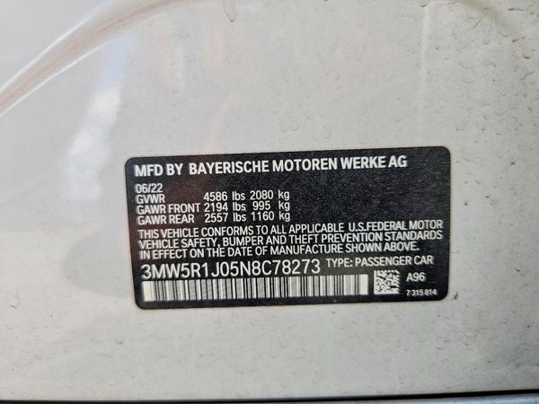 2022 BMW 330I