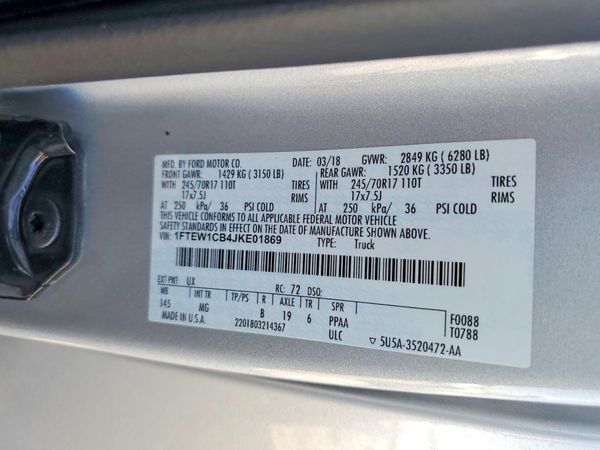 2018 FORD F150