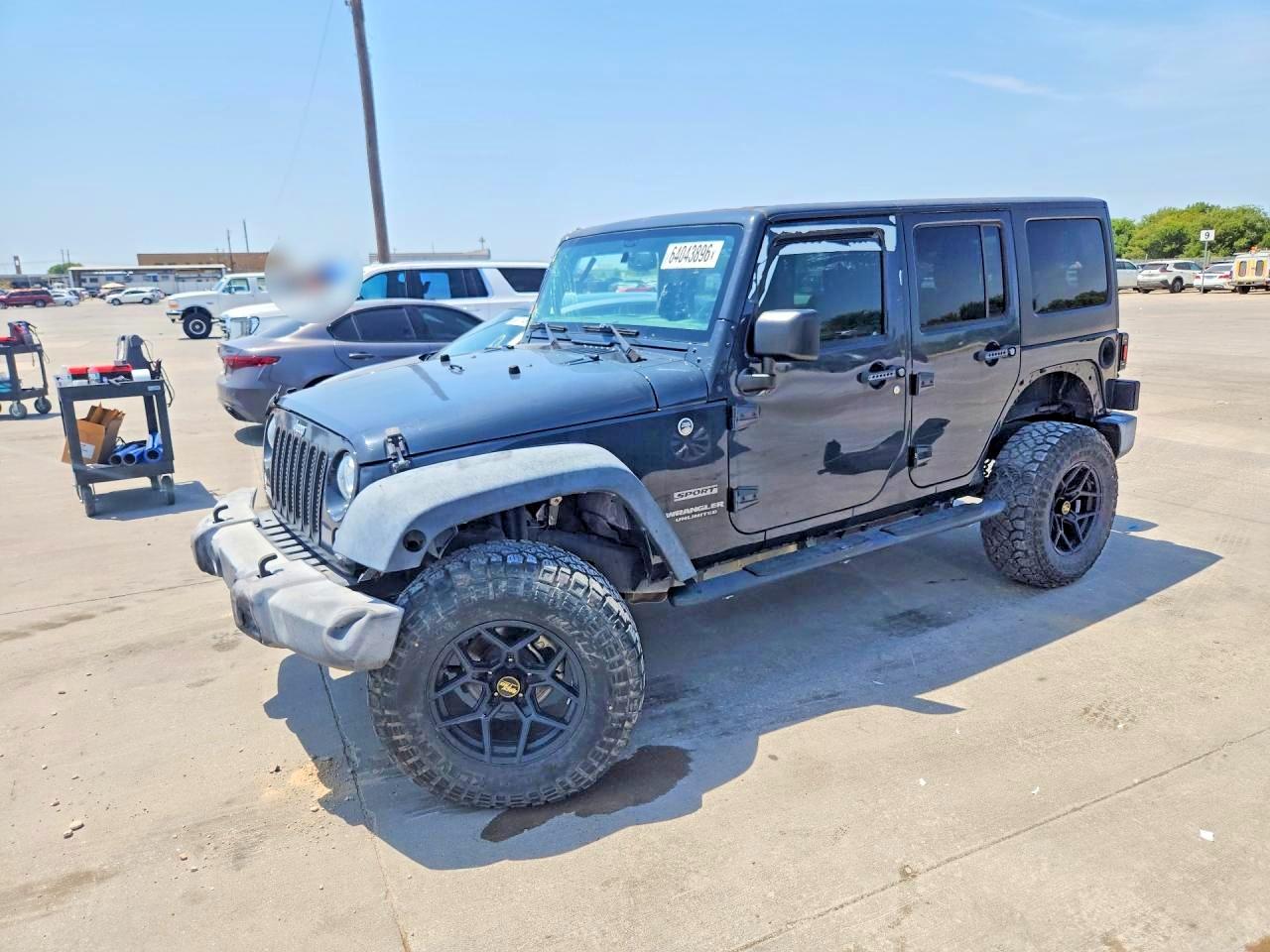 2017 JEEP WRANGLER UNLIMITED SPORT 4X4