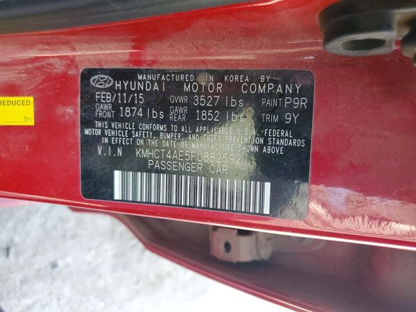 2015 HYUNDAI ACCENT GL(Middle-low)