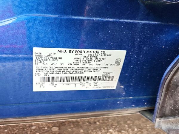2020 FORD EDGE SEL