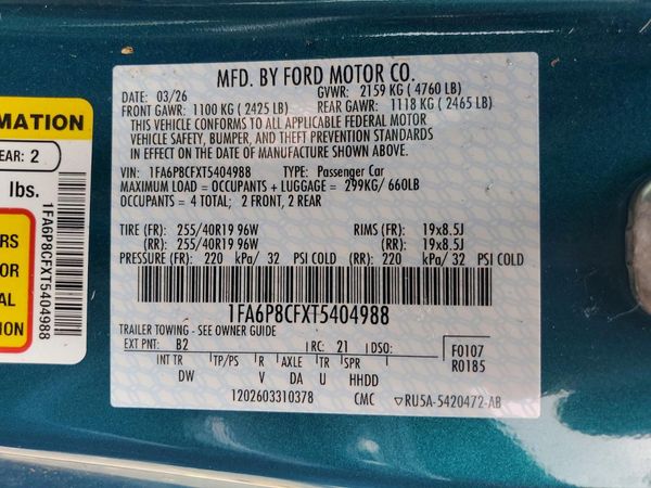 2026 FORD MUSTANG