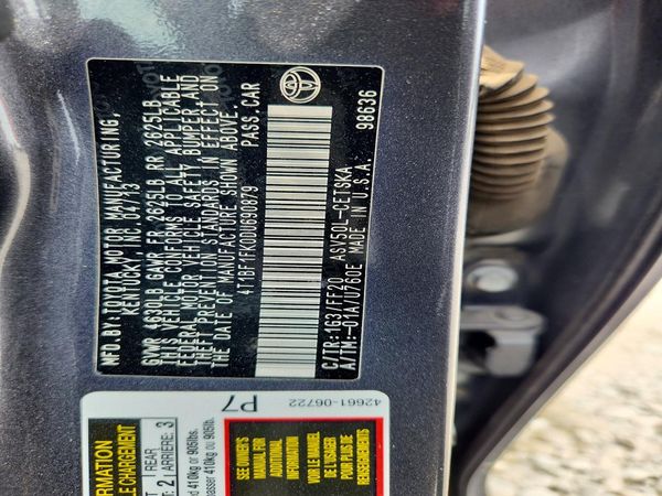 2013 TOYOTA CAMRY