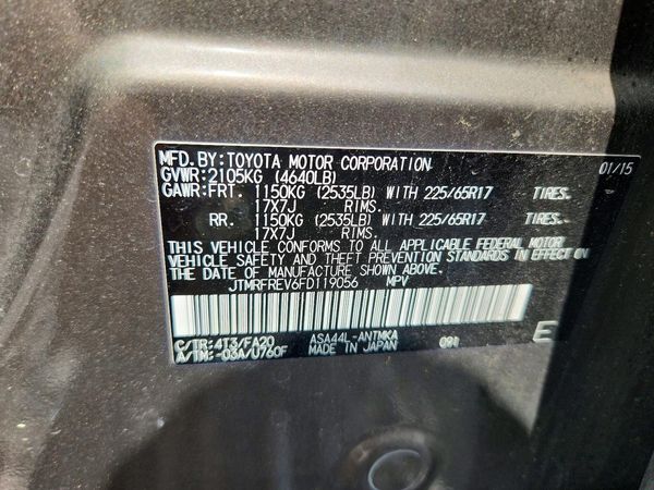 2015 TOYOTA RAV4
