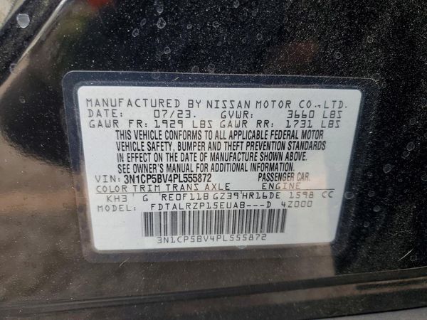 2023 NISSAN KICKS S