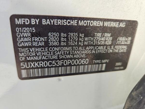2015 BMW X5 xDrive35i