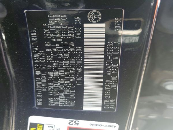 2024 TOYOTA CAMRY SE