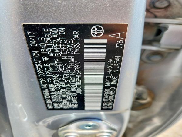 2017 TOYOTA PRIUS One/Two/Three/Four