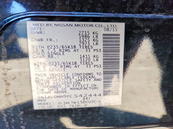 2015 INFINITI QX60