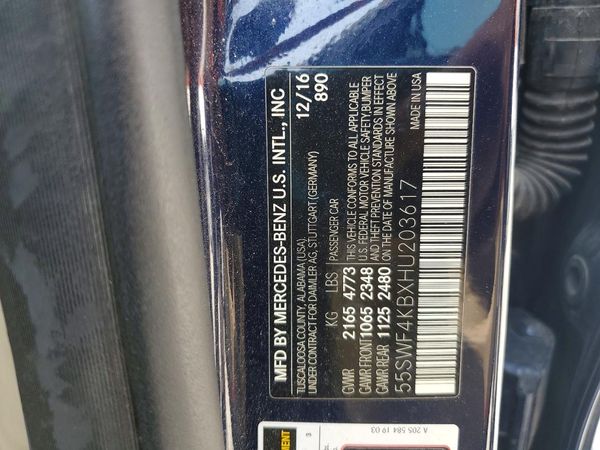 2017 MERCEDES-BENZ C