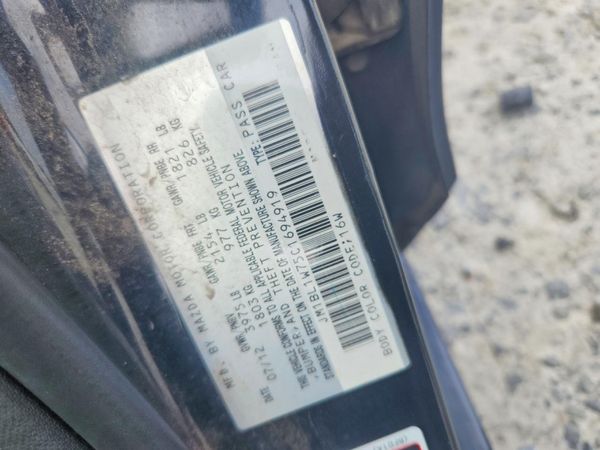 2012 MAZDA 3 Grand Touring/GT