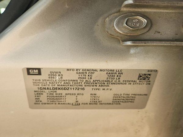 2013 CHEVROLET EQUINOX 1LT