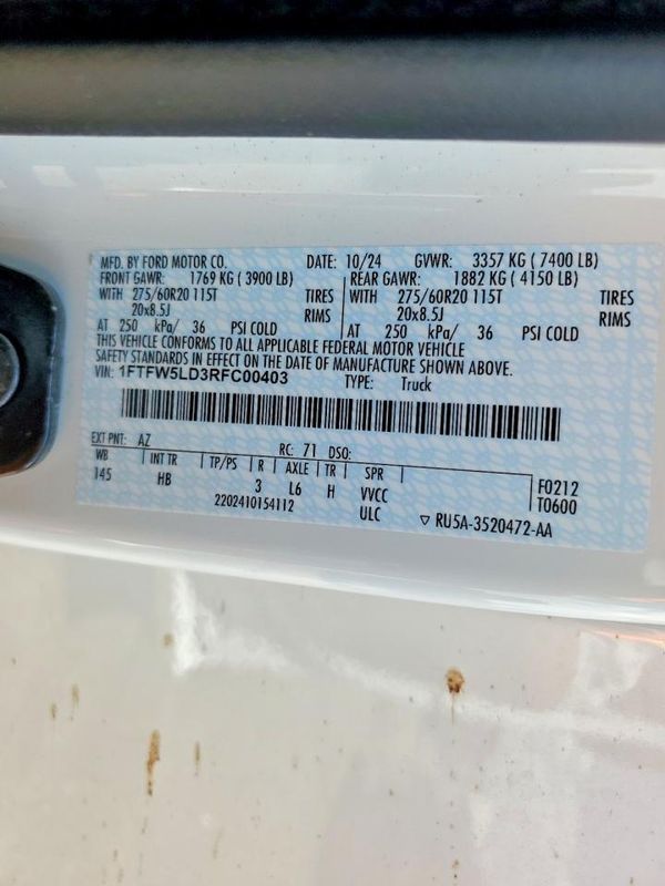 2024 FORD F150