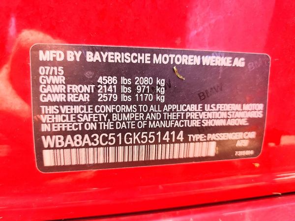 2016 BMW 320 xDrive
