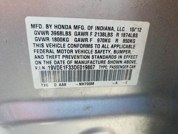2013 ACURA ILX 20