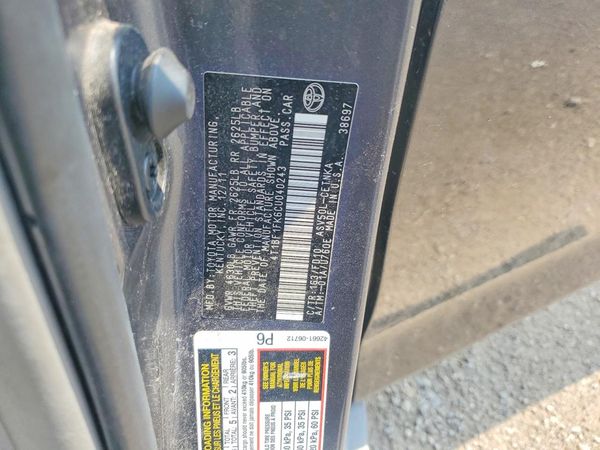2012 TOYOTA CAMRY