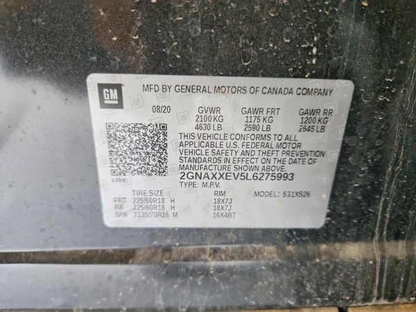 2020 CHEVROLET EQUINOX Premier (1LZ)
