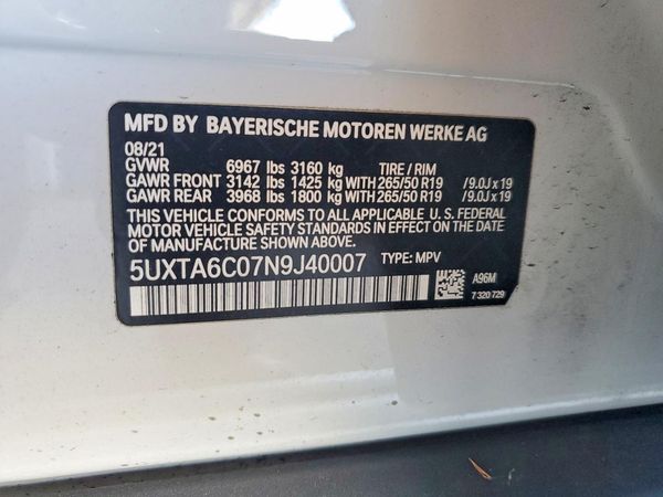 2022 BMW X5 xDrive45e