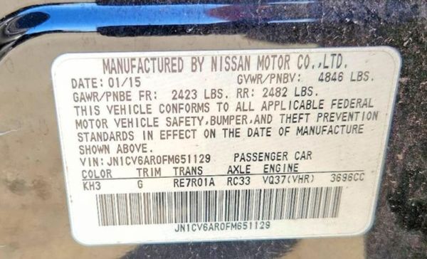 2015 INFINITI Q40