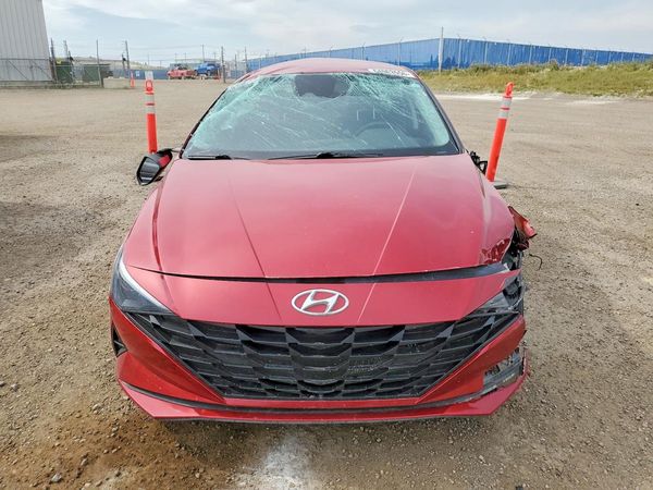 2021 HYUNDAI ELANTRA Blue — DIRF