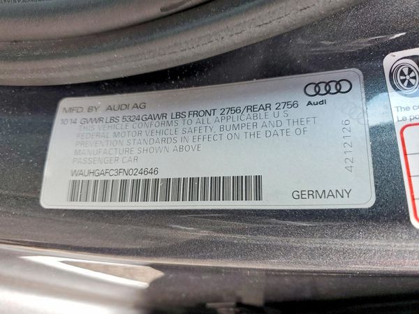 2015 AUDI A6 quattro Prestige