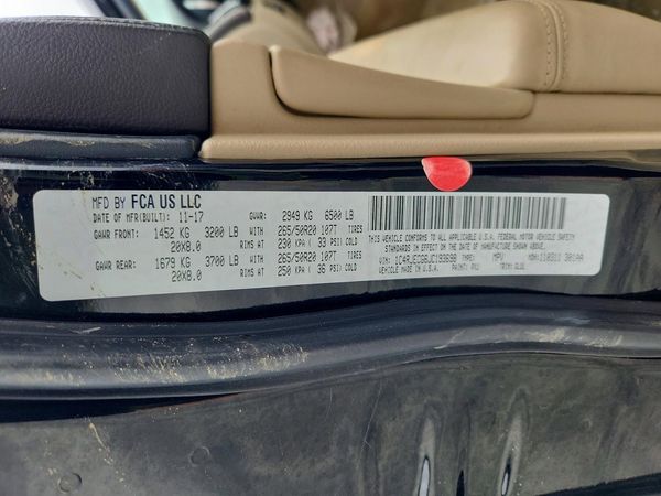2018 JEEP GRAND CHEROKEE OVERLAND 4X2