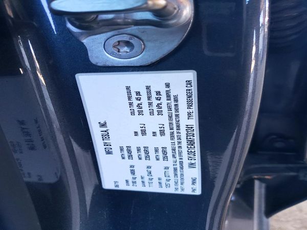 2019 TESLA MODEL 3