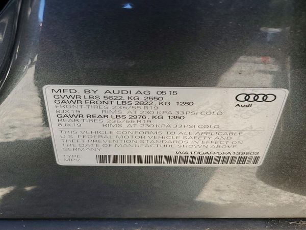 2015 AUDI Q5 S Line Premium Plus