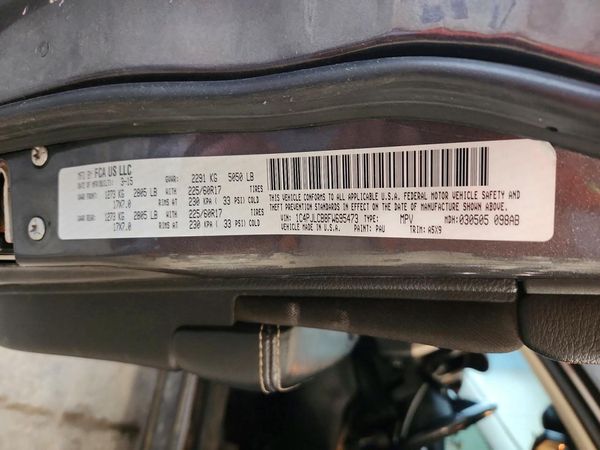 2015 JEEP CHEROKEE LATITUDE FWD