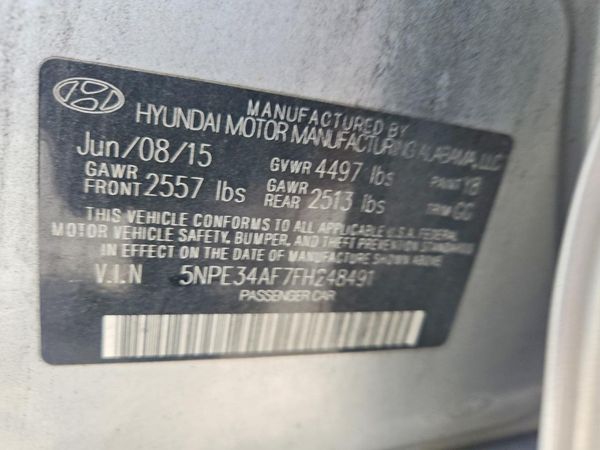 2015 HYUNDAI SONATA