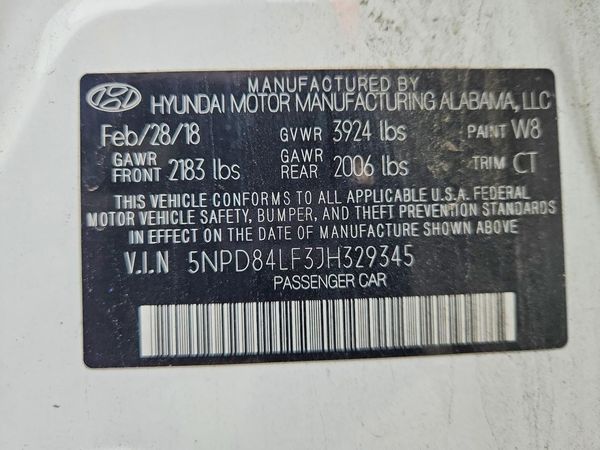 2018 HYUNDAI ELANTRA