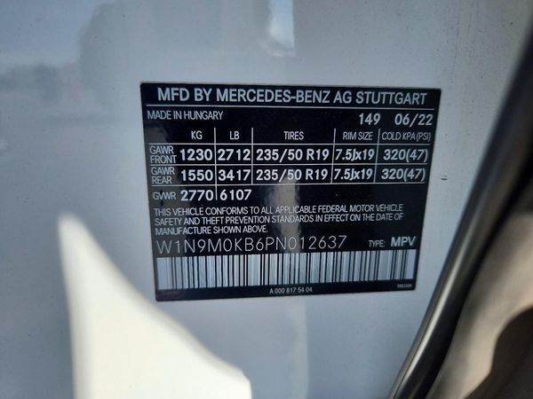2023 MERCEDES-BENZ EQB EQB300 4MATIC
