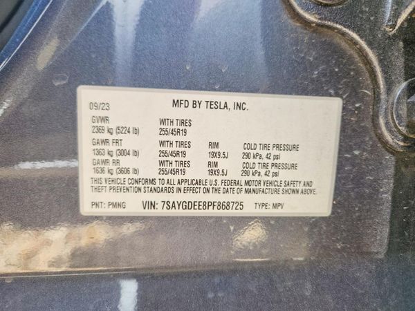 2023 TESLA MODEL Y