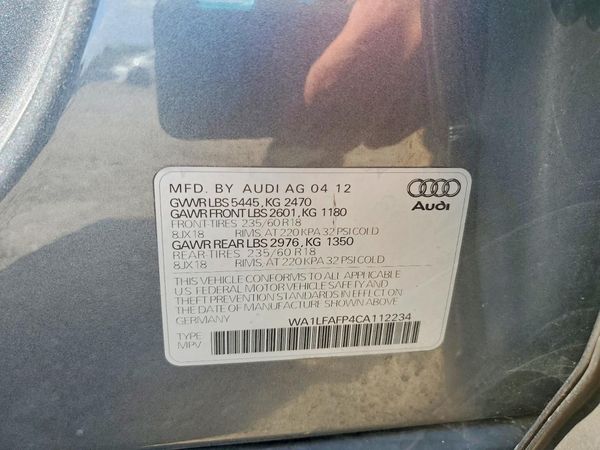 2012 AUDI Q5 Premium Plus