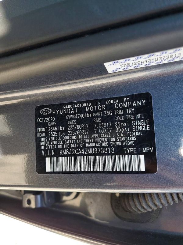 2021 HYUNDAI TUCSON SE