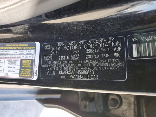 2017 KIA FORTE5 LX