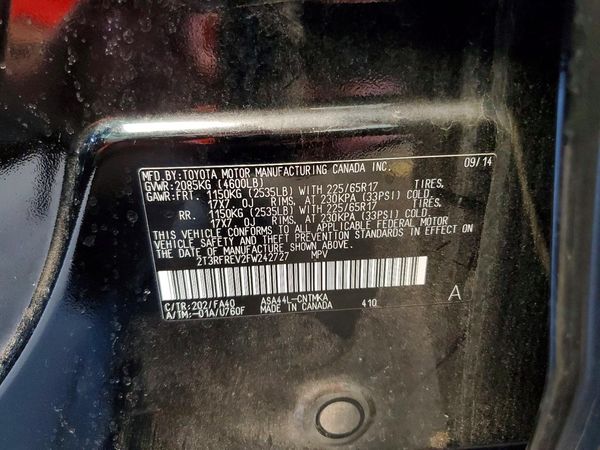 2015 TOYOTA RAV4 XLE (M Grade)