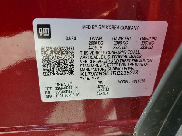 2024 CHEVROLET TRAILBLAZER LT