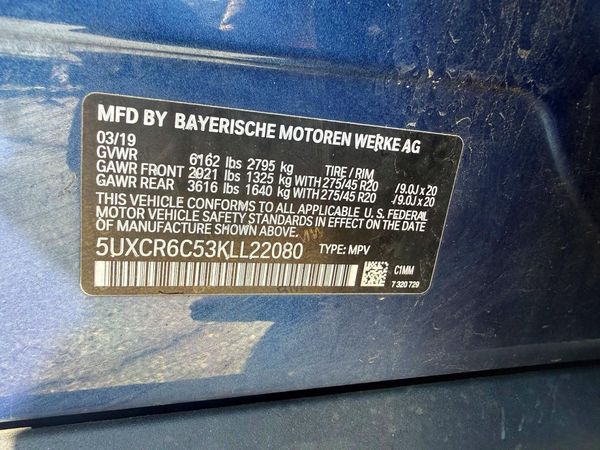 2019 BMW X5