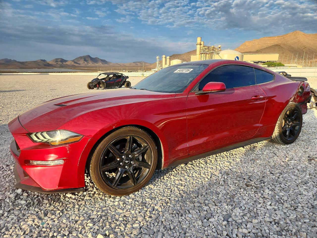 2019 FORD MUSTANG I4 Coupe — Front 3/4