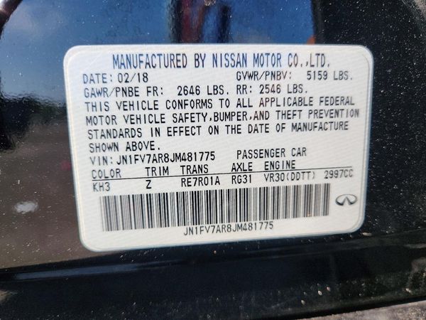 2018 INFINITI Q50